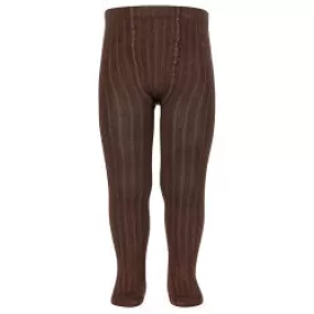 Basic rib tights CHESNUT