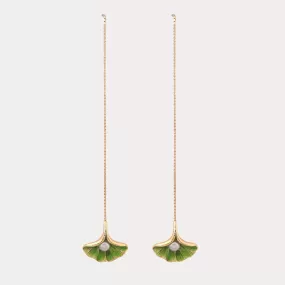 Ginkgo Leaf Earrings