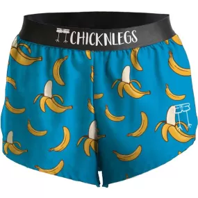 Men's Blue Bananas 2" Split Shorts