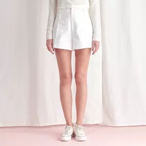 Over The Drama Shorts - White