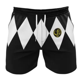 Power Rangers 'Black Ranger' Gym Shorts