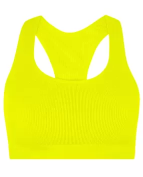 Ribbed Elated Neon Yellow