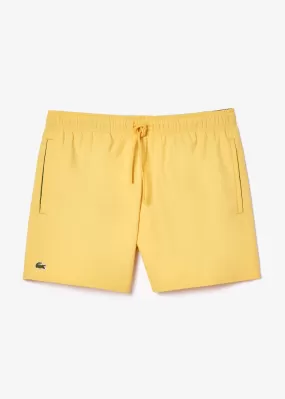 Short de bain Lacoste jaune