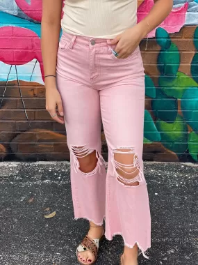 The Leslie Pink Jeans